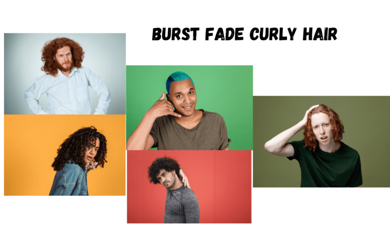 Burst Fade Curly Hair