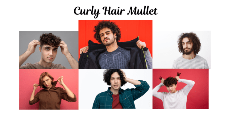 Curly Hair Mullet:
